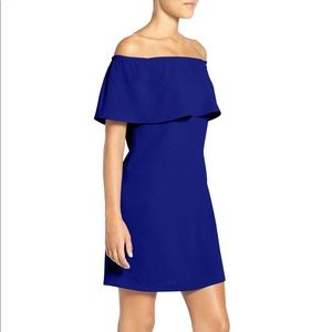Charles Henry Off The Shoulder Blue Dress - Never Worn